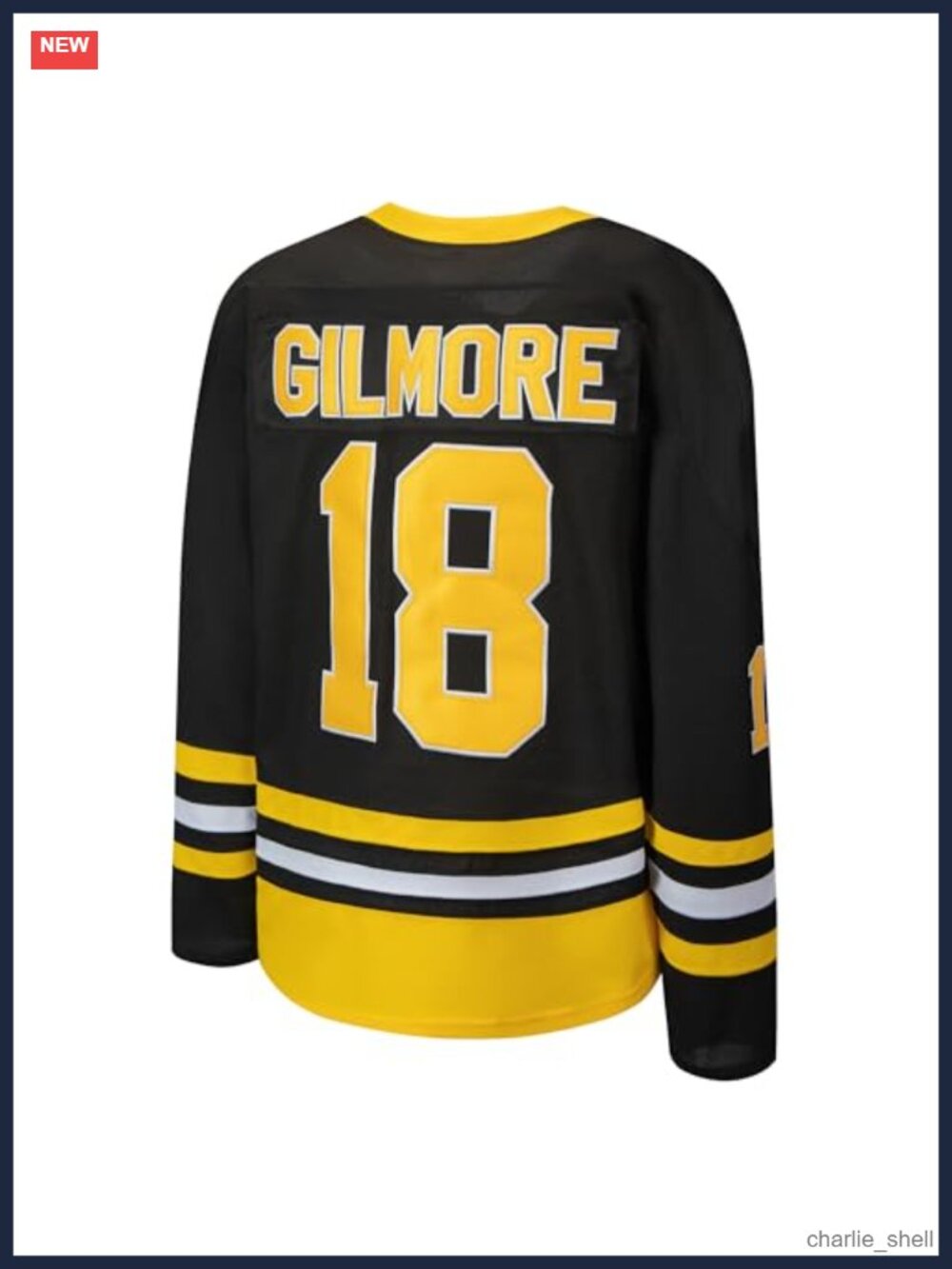 Happy Gilmore 18 Hockey Jersey Polyester Mesh Loose Fit Cosplay Halloween